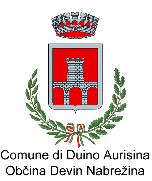 Logo Duino Aurisina con scritta